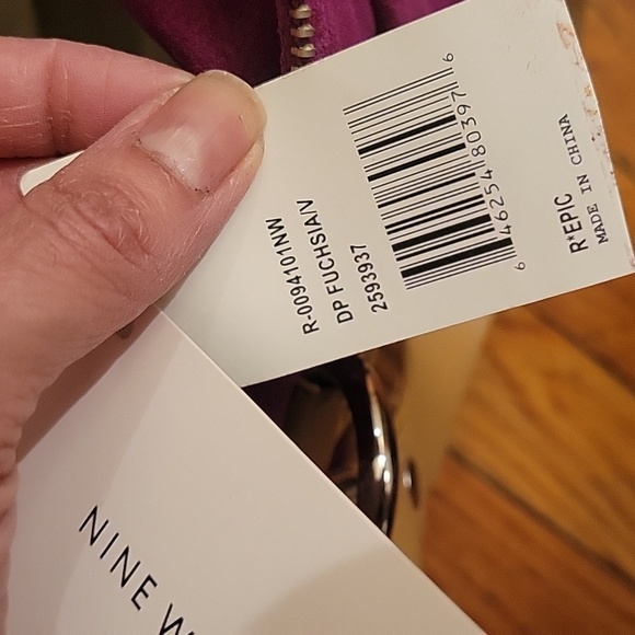 NWT Suede satchel bag by Nine West. - Picture 12 of 13